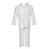 Little Boys White 5pc Classic Vest Jacket Pants Special Occasion Tuxedo Suit 2-7 - SophiasStyle.com